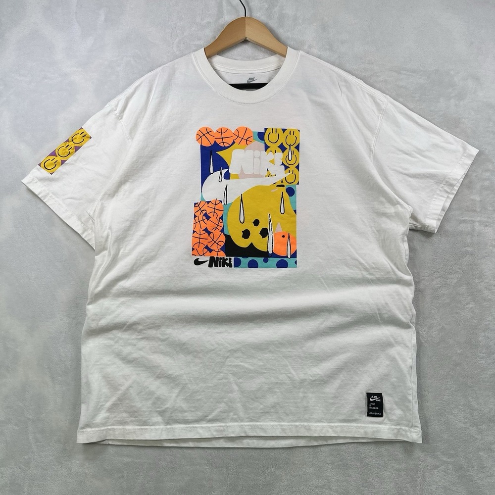 Nike David Bruce T Shirt Men's XL Loose Fit Rare Designer Basketball